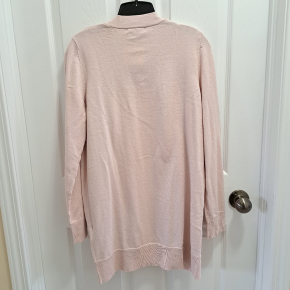 Matty M Pink Open Cardigan Women's Small Lightweight Knit Sweater NWT - Picture 11 of 14